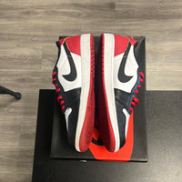 Jordan 1 Retro Low OG Black Toe (USED,no box)