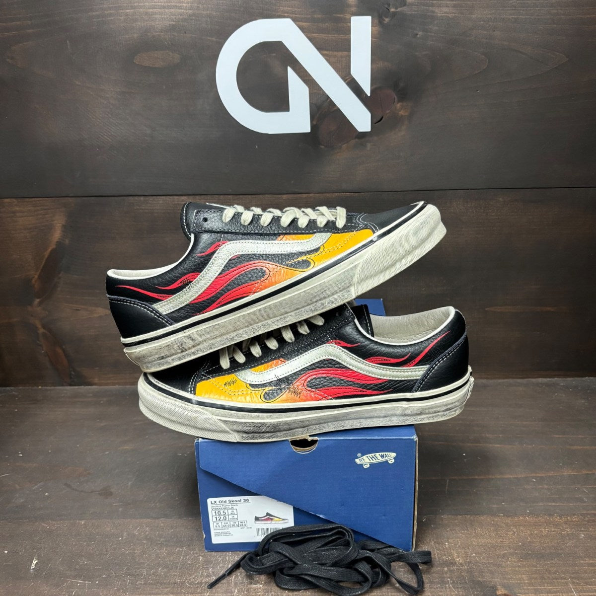 Vans LX Old Skool Archive Flame Black - Image 1