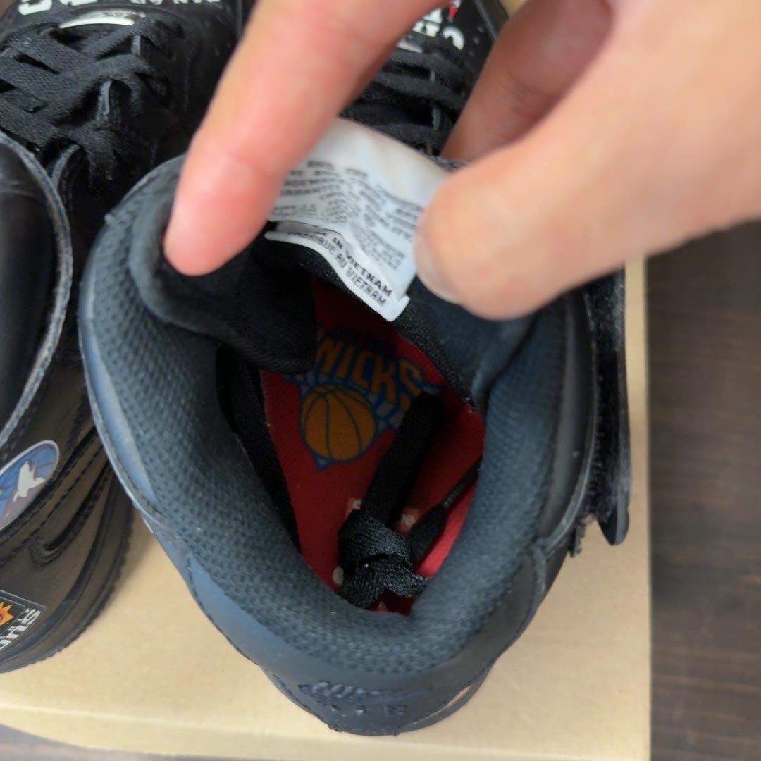 Nike Air Force 1 Mid Supreme NBA Black Size 8 (Pre-Owned) - Image 7