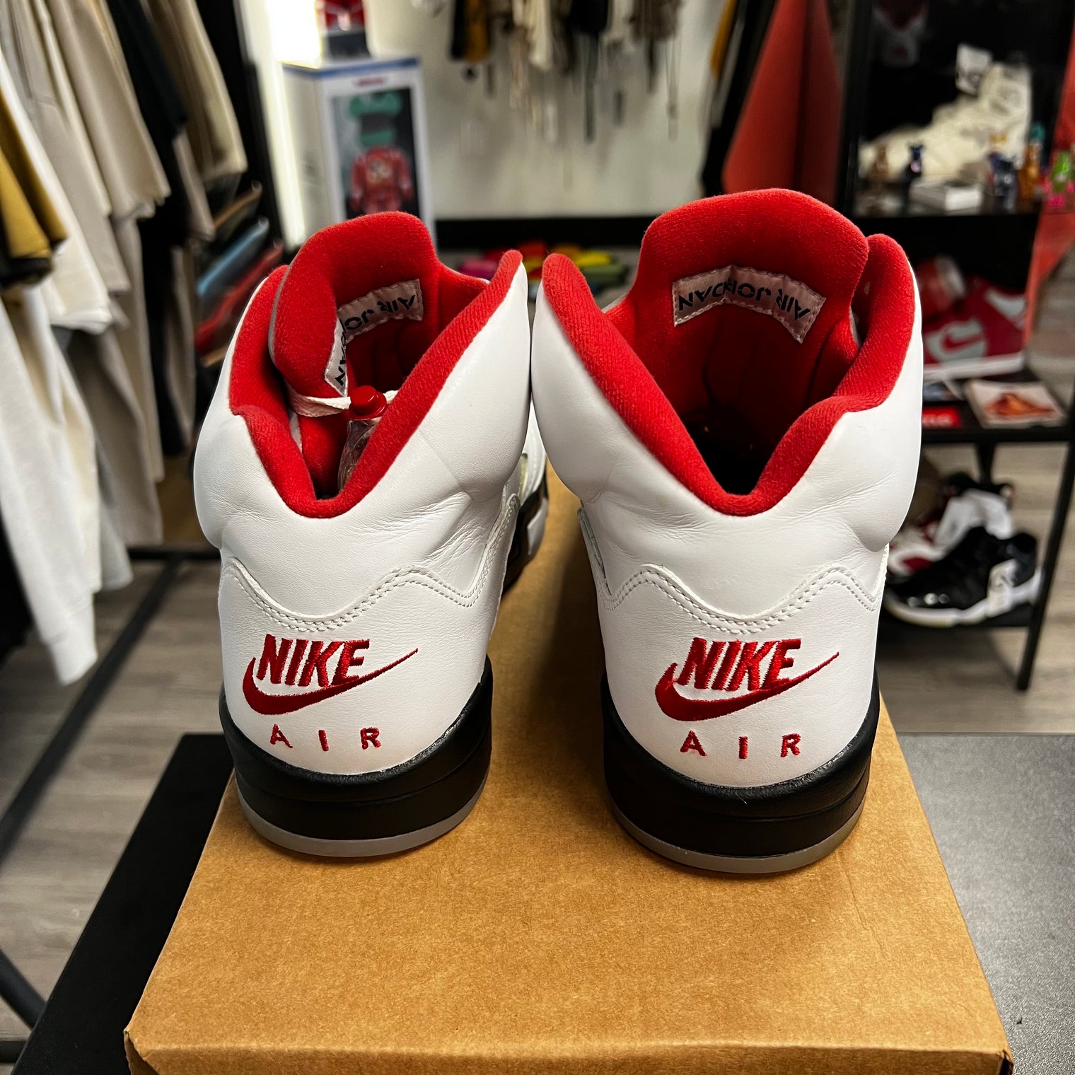 Jordan 5 Fire Red (USED, No Box)