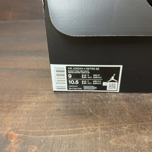 Jordan 4 Retro SE Black Canvas - Image 7