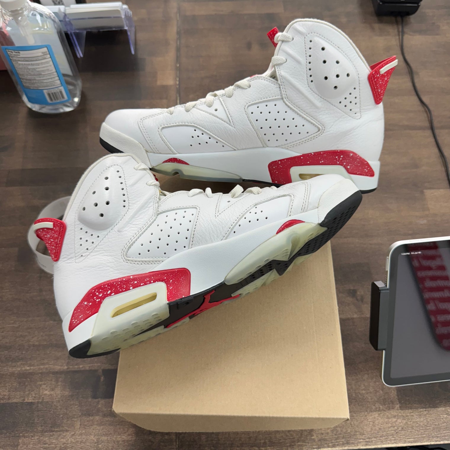 University Red Jordan 6 Retro (USED, No Box)
