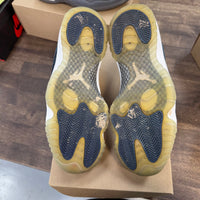 Navy Snakeskin Jordan 11 Low (USED, No Box)