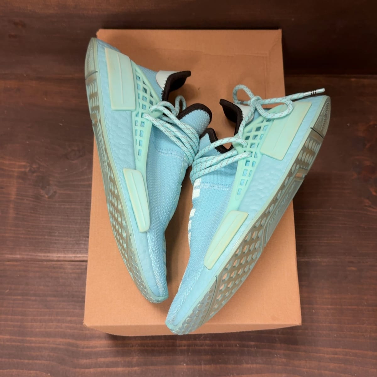adidas NMD Hu Pharrell Williams Clear Aqua Size 7.5 (Pre-Owned) - back