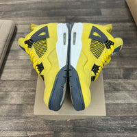 Lightning Jordan 4 Retro (USED, No Box)