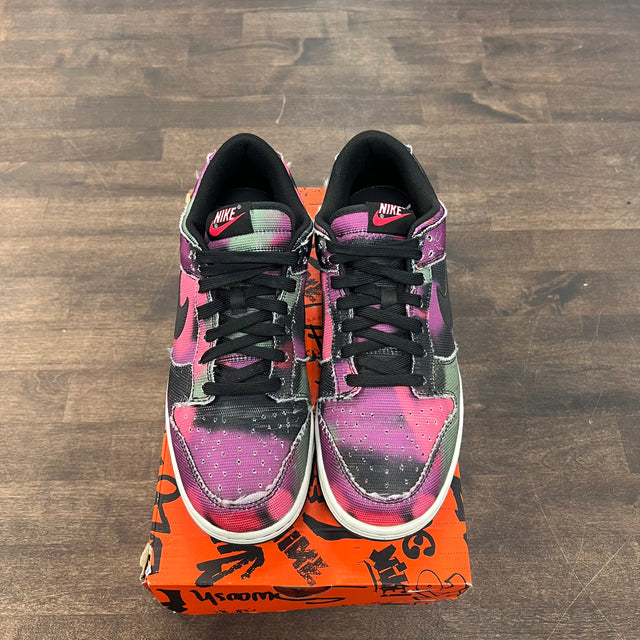 Graffiti Pink Dunk Low (USED)