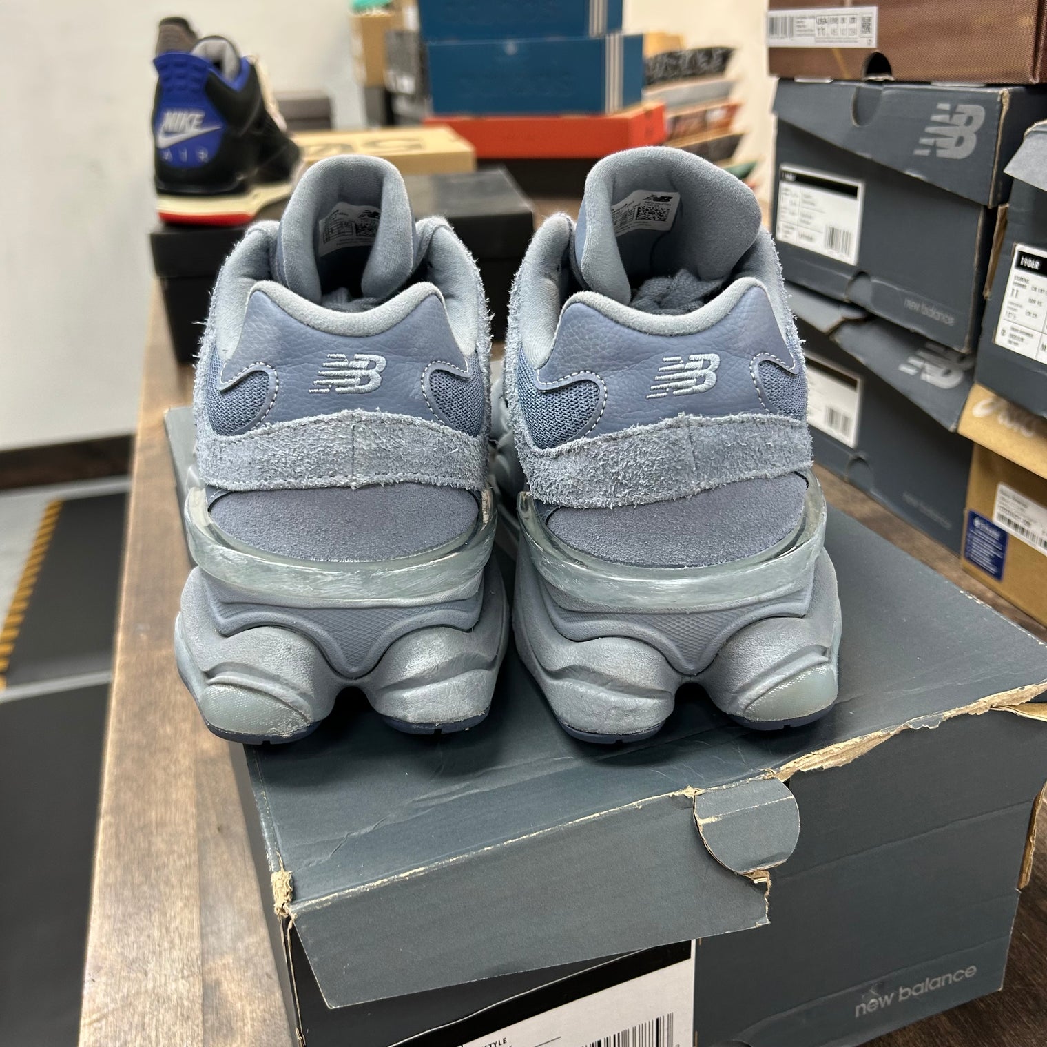 Vintage Indigo New Balance 9060 (USED)