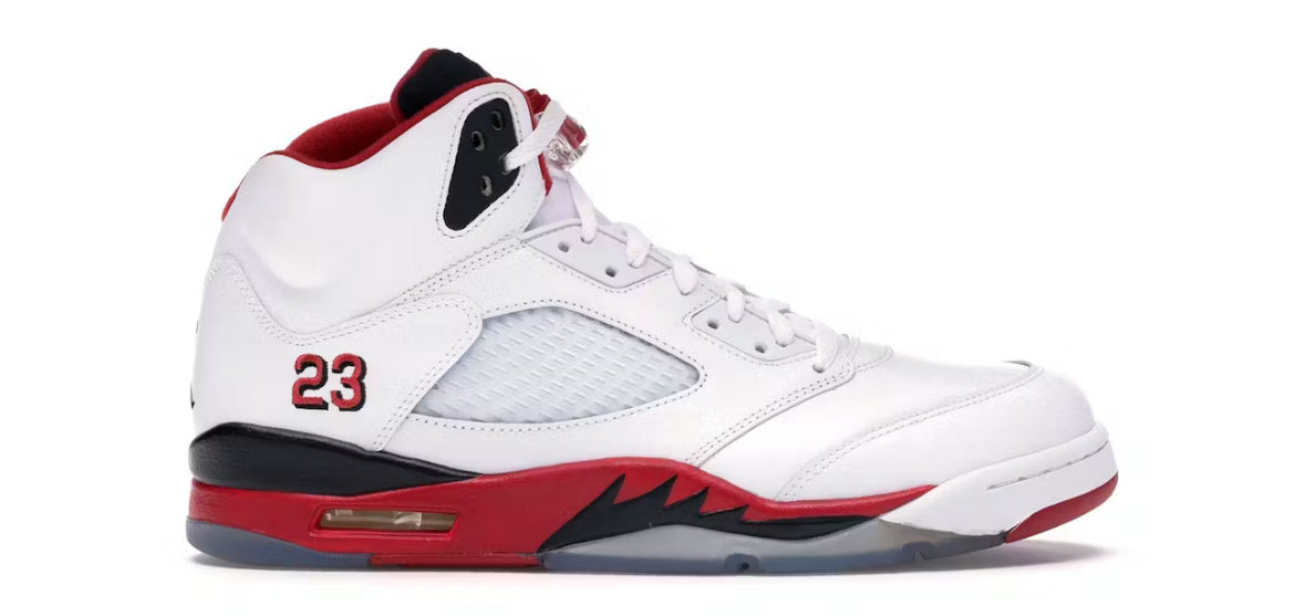Jordan 5 Retro Fire Red Black Tongue 2013 (No Box)