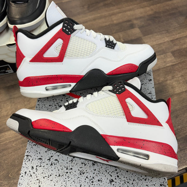 Red Cement Jordan 4 Retro (USED, Replacement Box)
