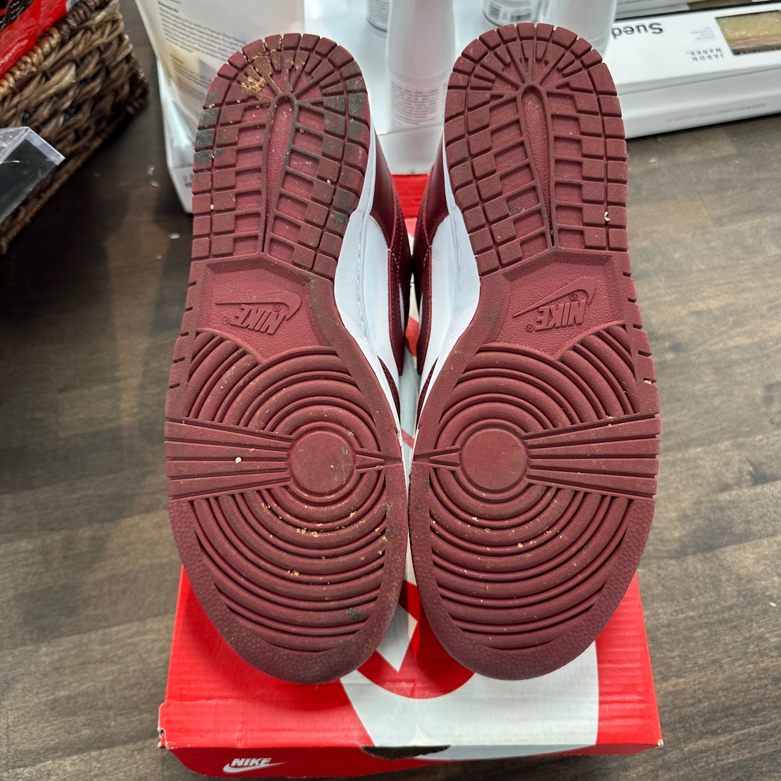 Team Red Nike Dunk Low (USED)