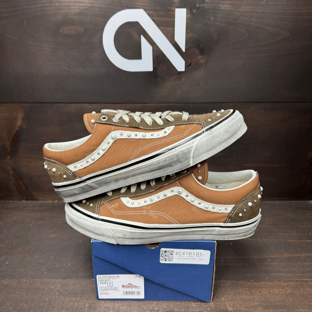 Vans LX Old Skool 36 Pearlized Pack Vintage Cocoa Brown - Image 1