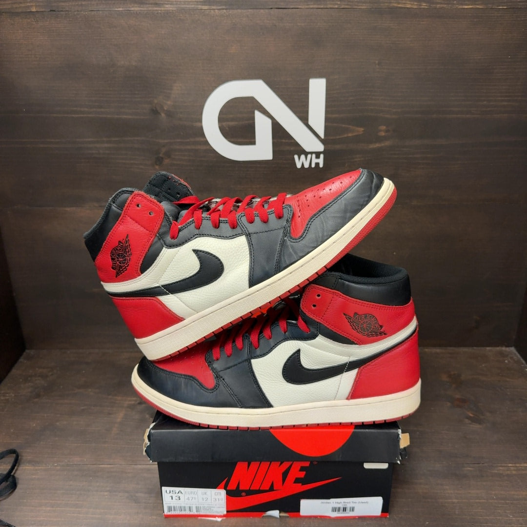 Jordan 1 Retro High Bred Toe Size 13 (Pre-Owned)