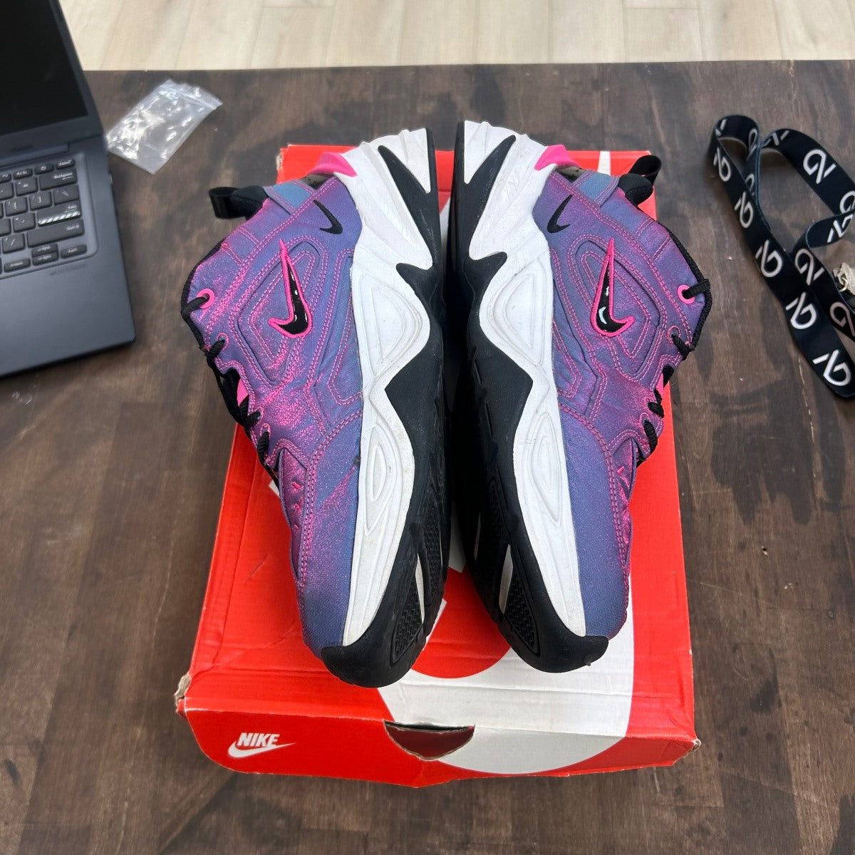 Nike M2K Tekno SE Laser Fuchsia (Women's) Size 10.5 (Pre-Owned) - Image 3
