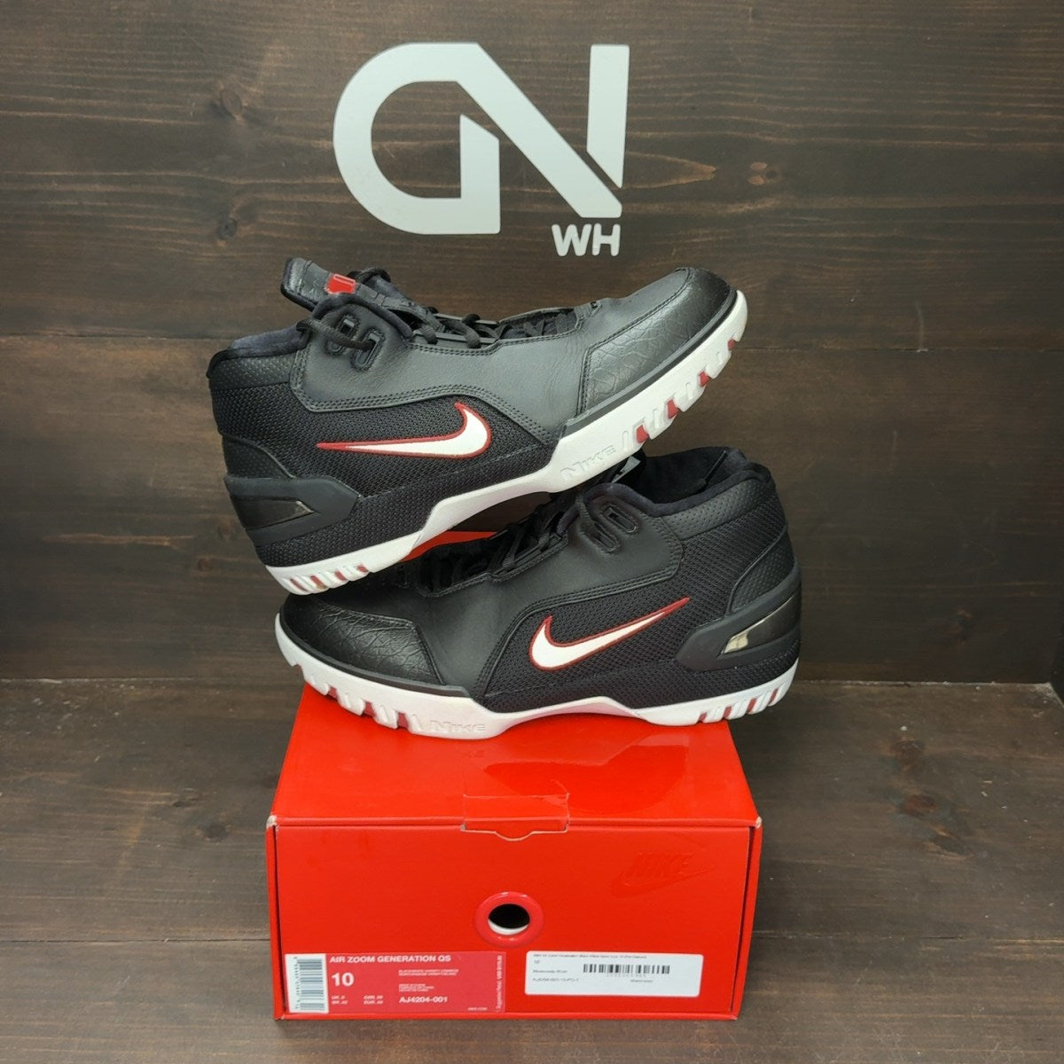 Nike Air Zoom Generation Black White Retro - Image 1