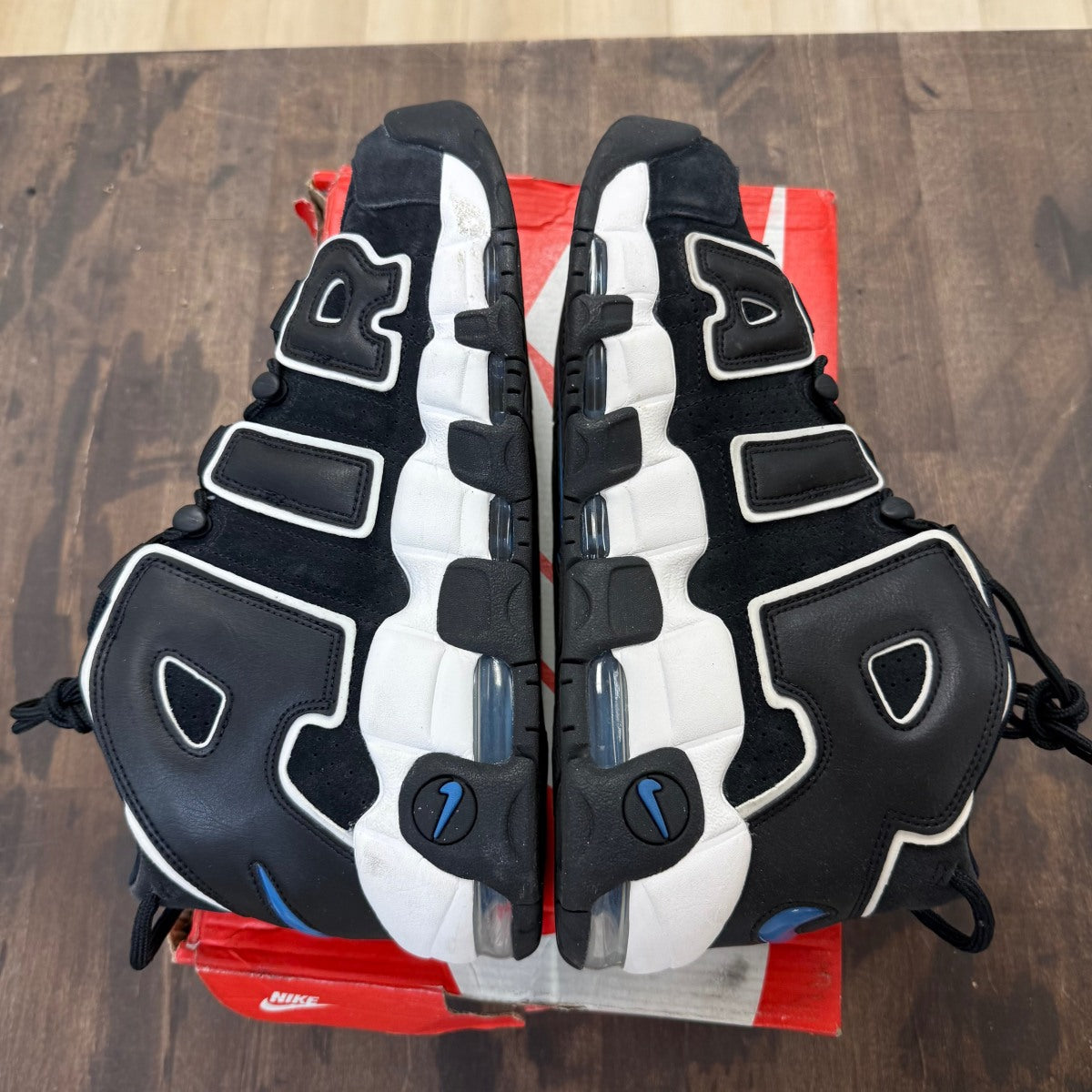 Nike Air More Uptempo 96 Black Star Blue - Image 5