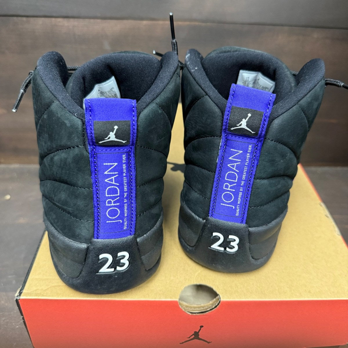 Jordan 12 Retro Black Dark Concord - Image 5