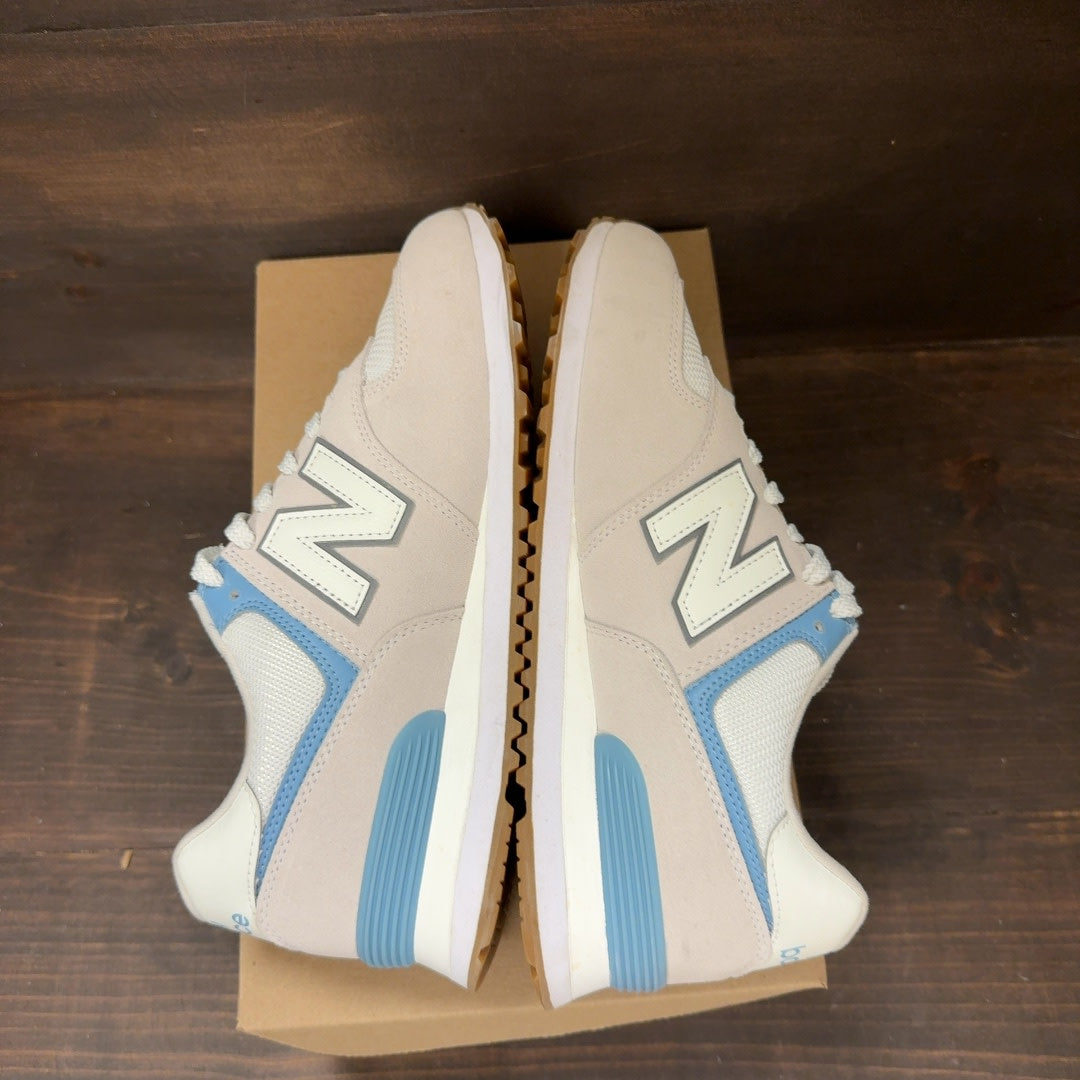 Cream Blue New Balance 574 Size 10.5 (Pre-Owned) - Image 6