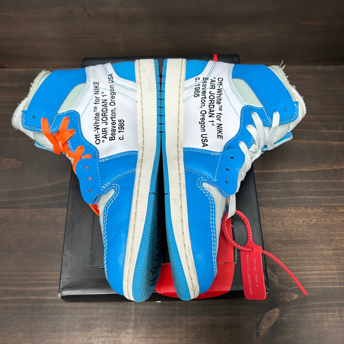 Jordan 1 Retro High Off-White University Blue - Image 4