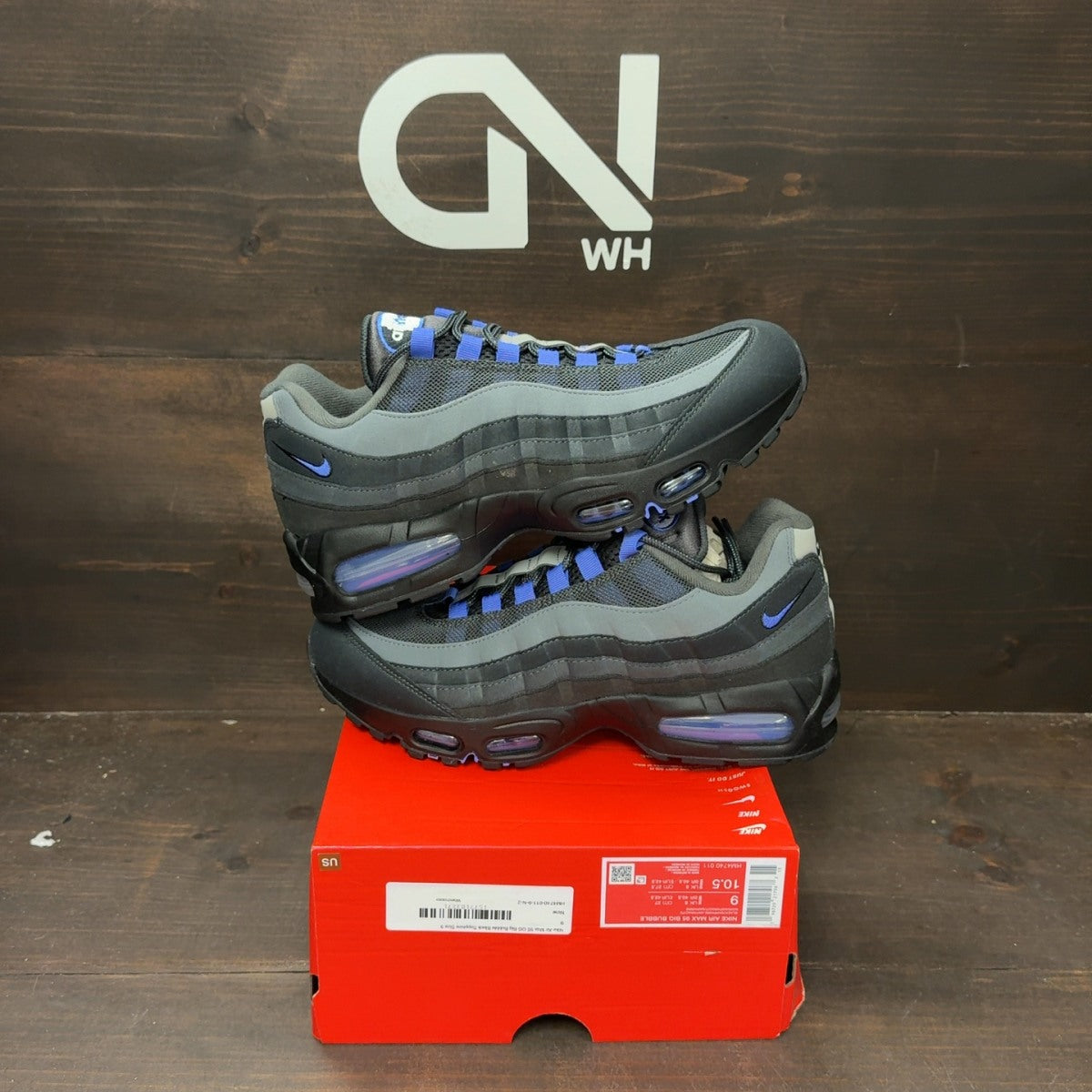 Nike Air Max 95 OG Big Bubble Black Sapphire - Image 1