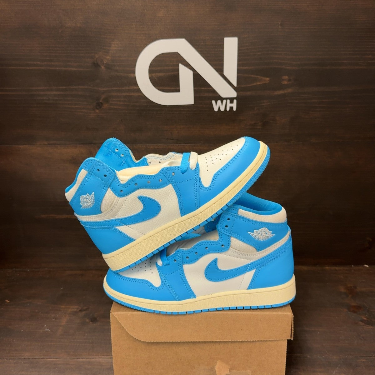 Jordan 1 Retro High OG UNC Reimagined (GS) Size 4.5Y (Pre-Owned) - Image 1