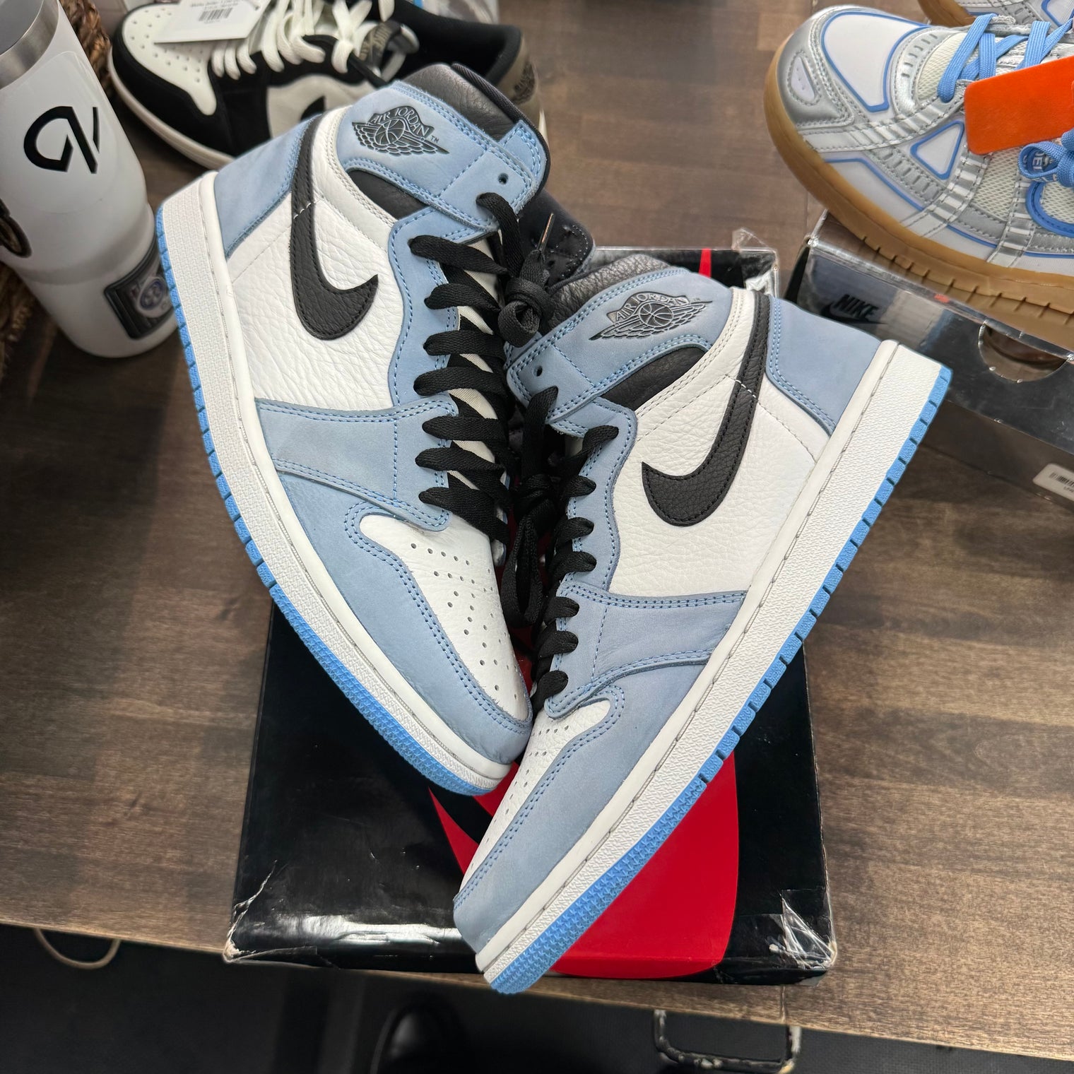 University Blue Jordan 1 High (USED, No Lid)