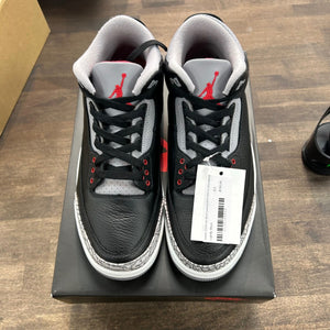 Jordan 3 Retro OG Black Cement (2024) Size 9.5 (Pre-Owned) - Image 2