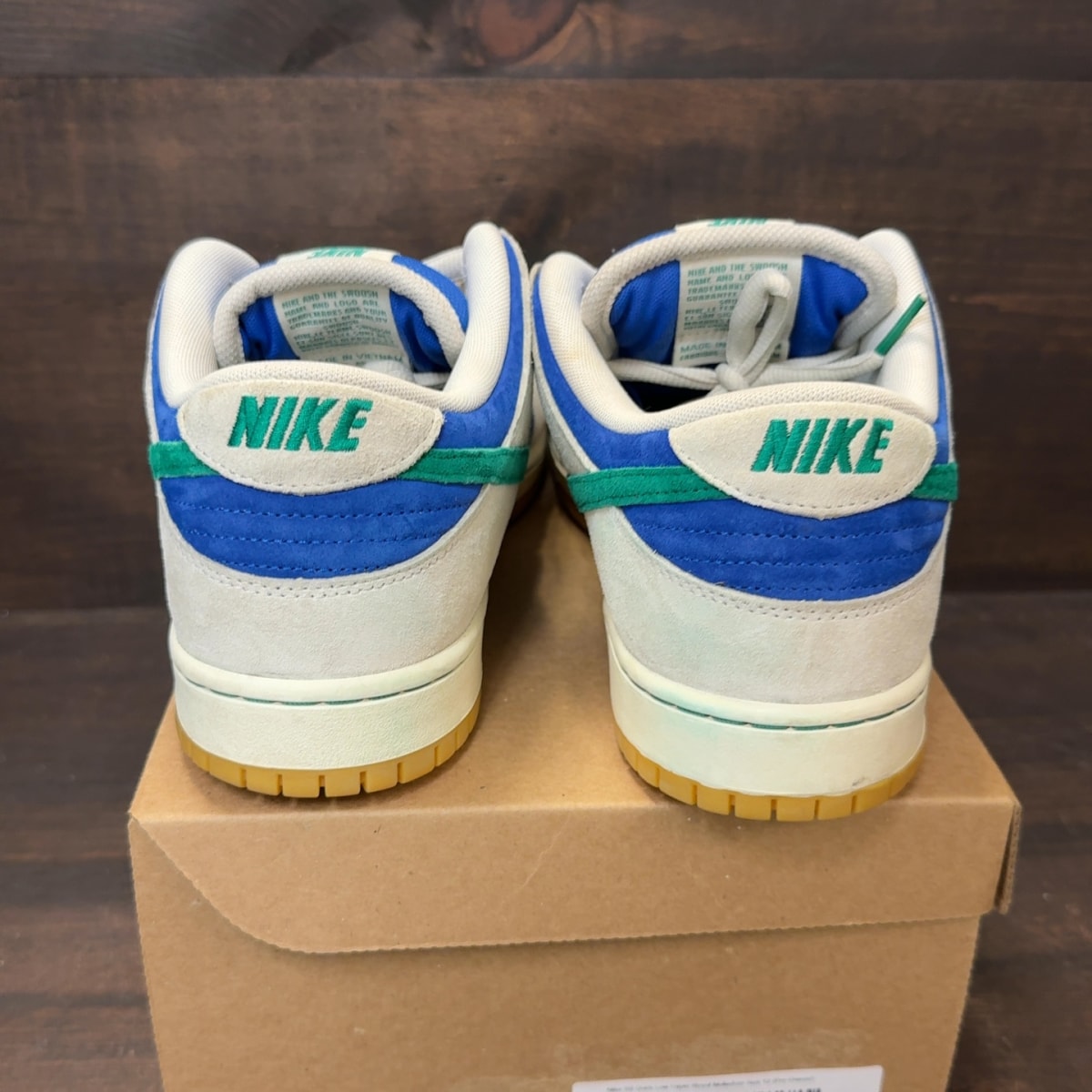 Nike SB Dunk Low Hyper Royal Malachite Size 12 (Pre-Owned) - Image 4