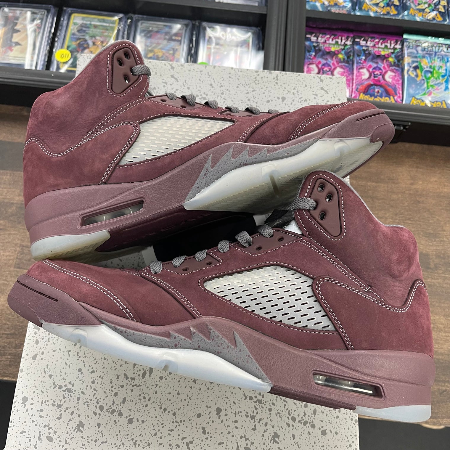Burgundy Jordan 5 (USED)