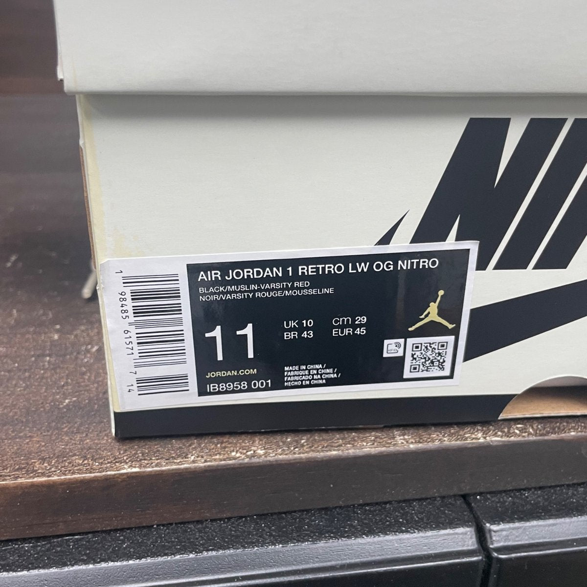 Jordan 1 Retro Low OG Nigel Sylvester Better With Time Size 11 (Pre-Owned) - aux
