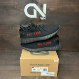 adidas Yeezy Boost 350 V2 Black Red Size 10 (Pre-Owned) - front