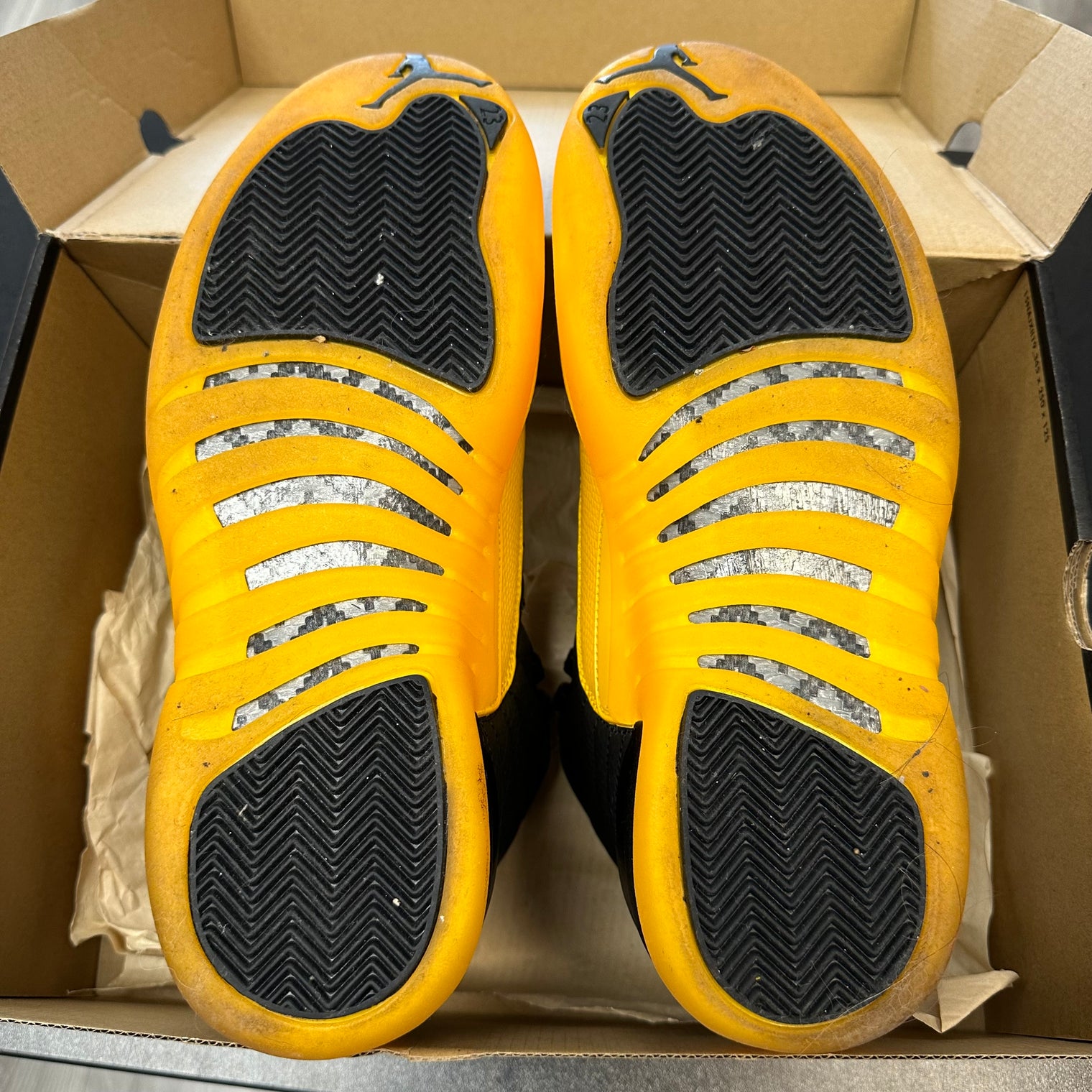 University Gold Jordan 12 Retro (USED)