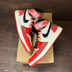 Jordan 1 Retro High OG Spider-Man Across the Spider-Verse Size 9 (Pre-Owned) - Image 2