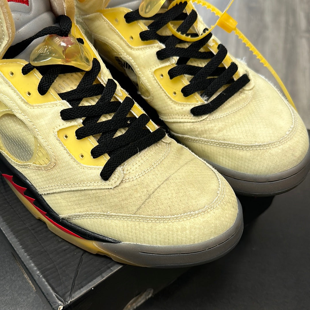Off-White Jordan 5 Sail (USED)