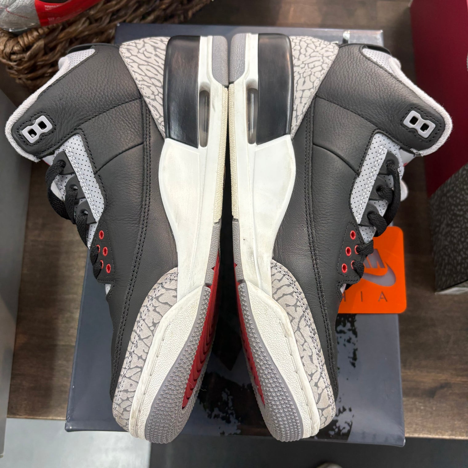 Black Cement Jordan 3 (2024) (USED,No Box)