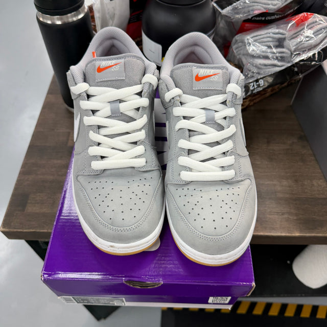 Nike SB Dunk Low Pro ISO Orange Label Wolf Grey Gum (USED)