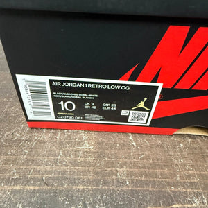 Jordan 1 Low OG Bleached Coral Size 10 (Pre-Owned) - aux