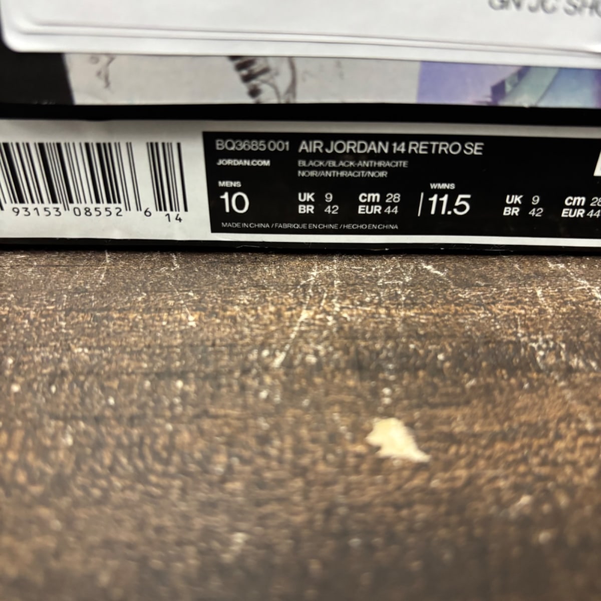 Jordan 14 Retro SE Black Anthracite - Image 7