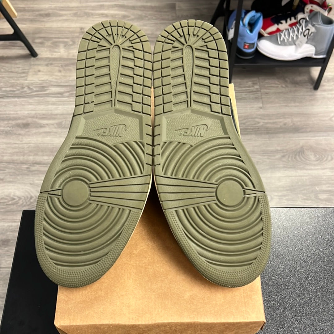 Jordan 1 Retro Low OG SP Travis Scott Olive (USED,no box)