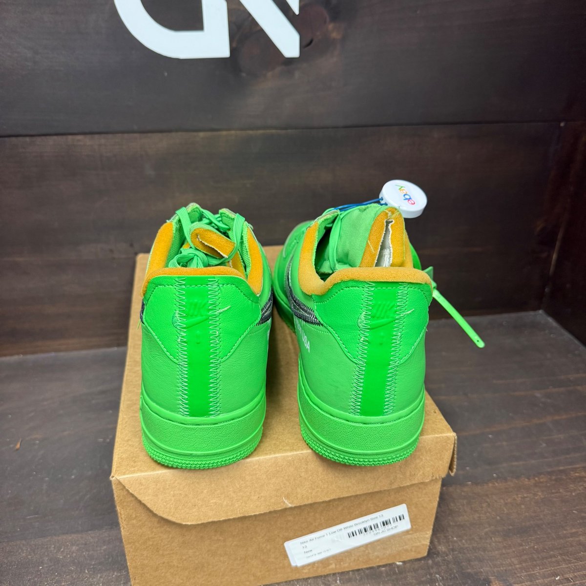 Nike Air Force 1 Low Off-White Brooklyn Size 13 - sole