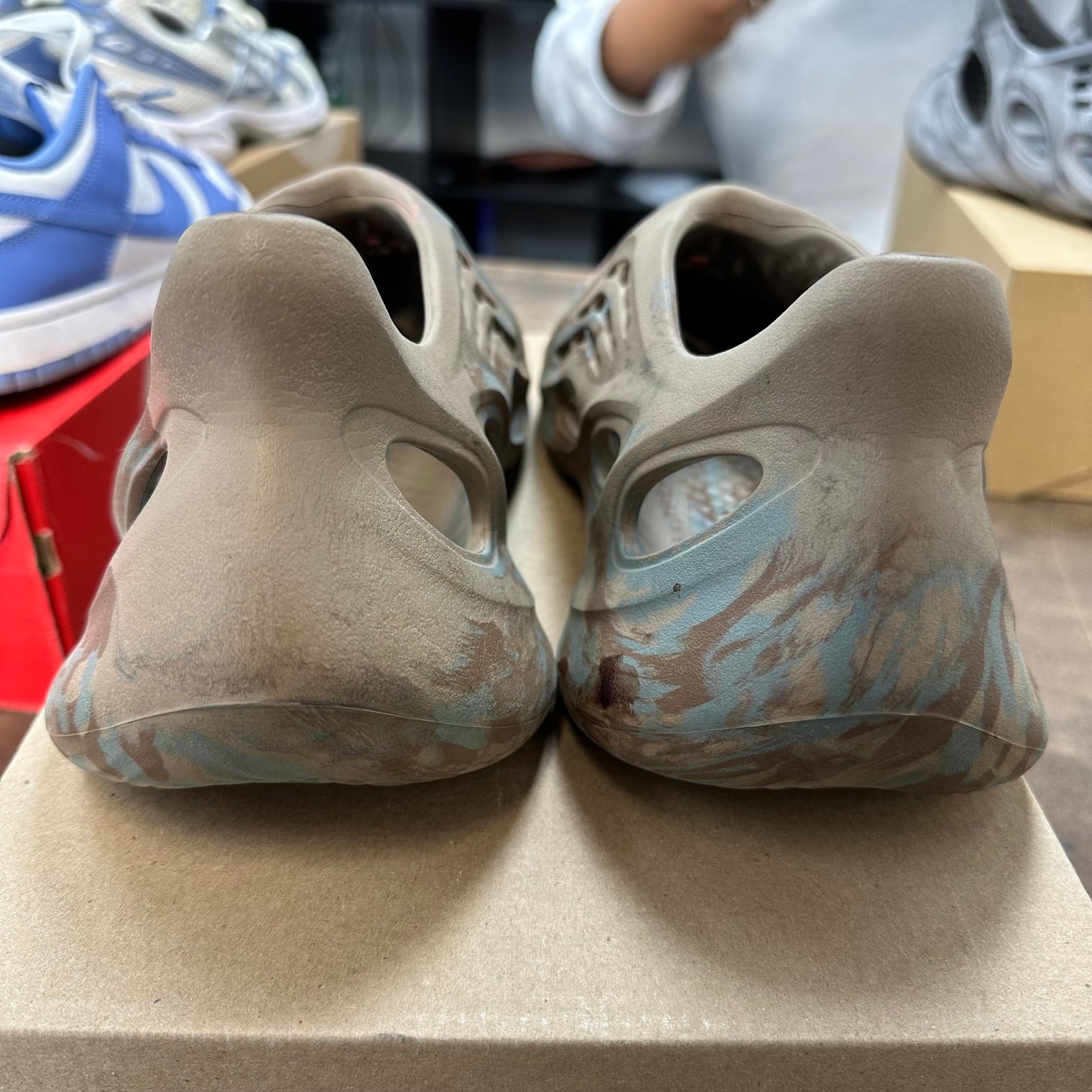 MX Sand Grey Yeezy Foam RNNR (USED, No Box)
