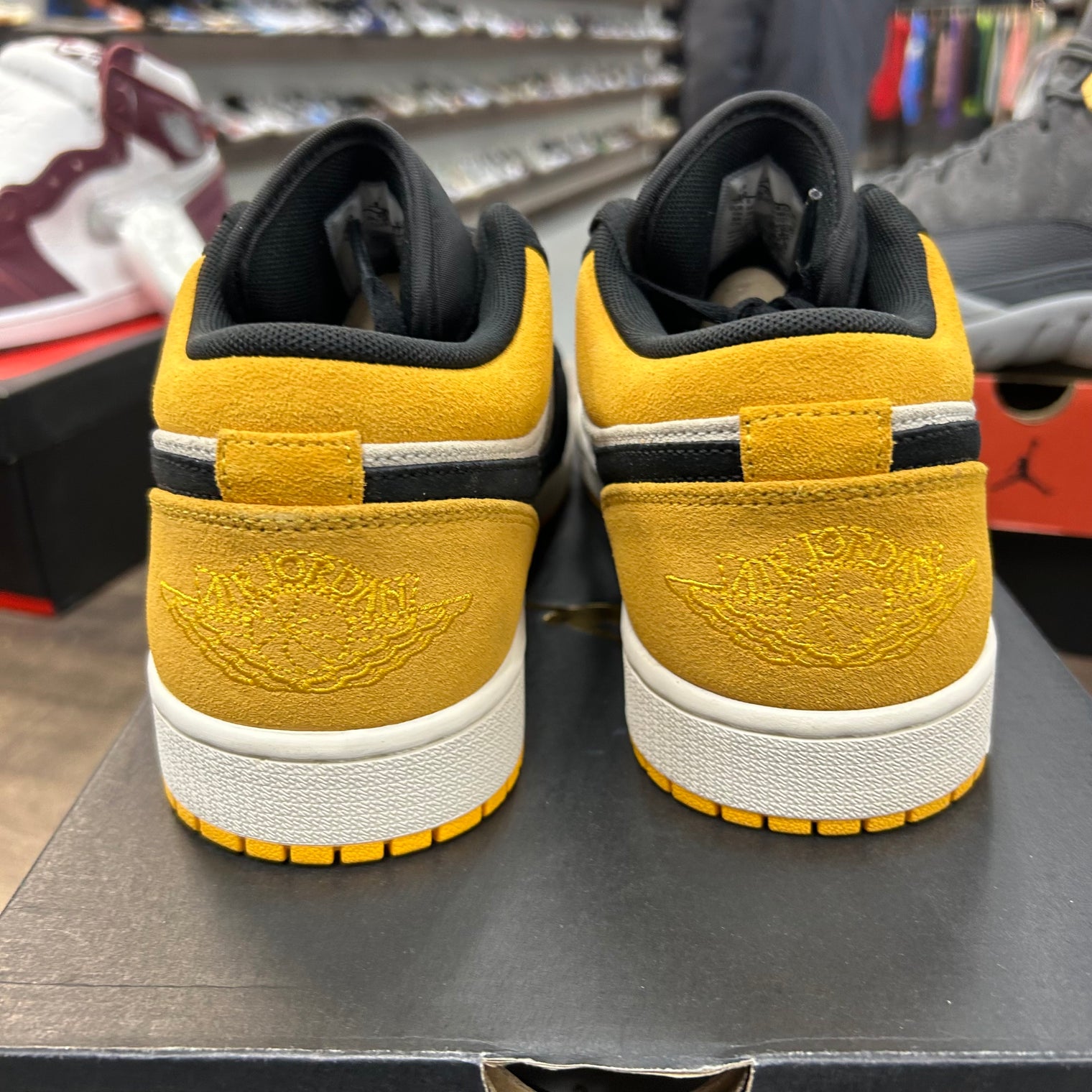 Sail University Gold Black Jordan 1 Low (Lightly Worn)