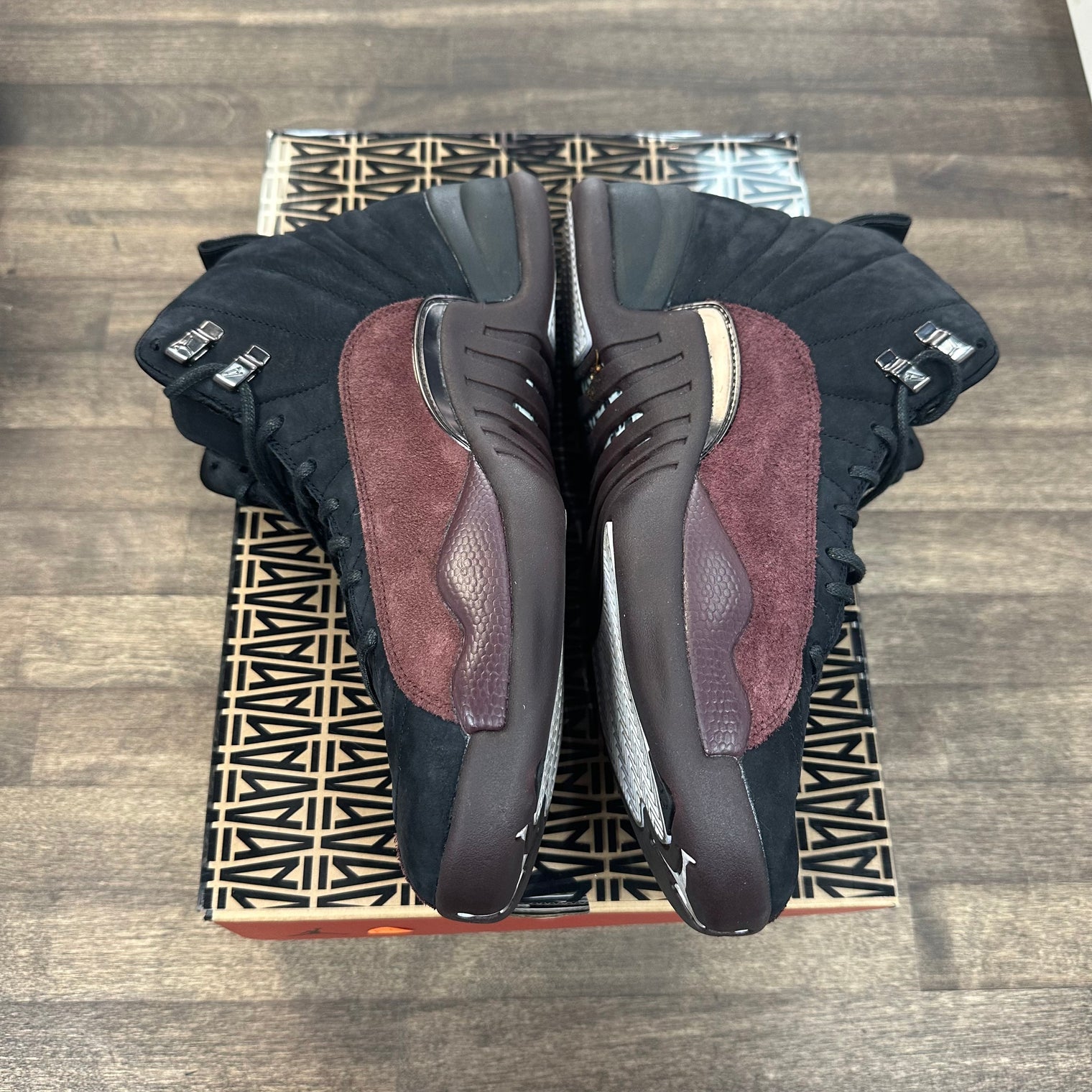 A Ma Maniere Black Jordan 12 Retro (W) (USED)