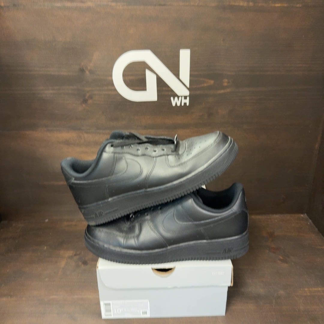 Nike Air Force 1 Low '07 Black Size 10.5 (Pre-Owned) - Image 1