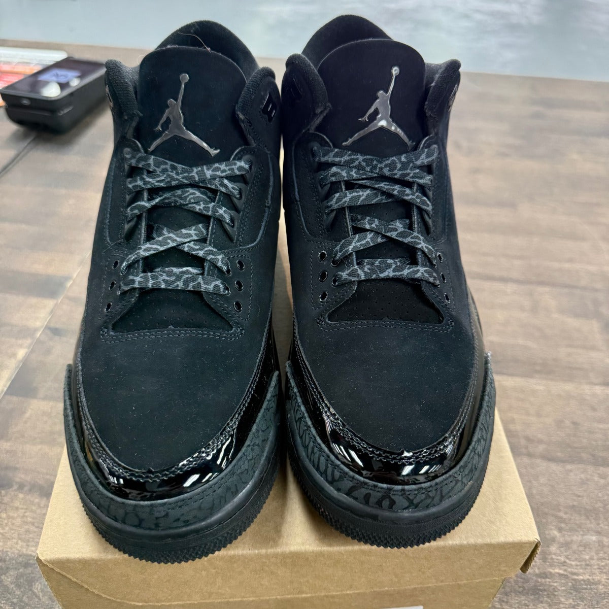 Jordan 3 Retro Black Cat (2025) Size 11 (Pre-Owned) - Image 2