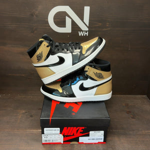 Jordan 1 Retro High NRG Patent Gold Toe Size 10 (Pre-Owned) - front