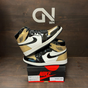 Jordan 1 Retro High NRG Patent Gold Toe Size 10 (Pre-Owned) - front