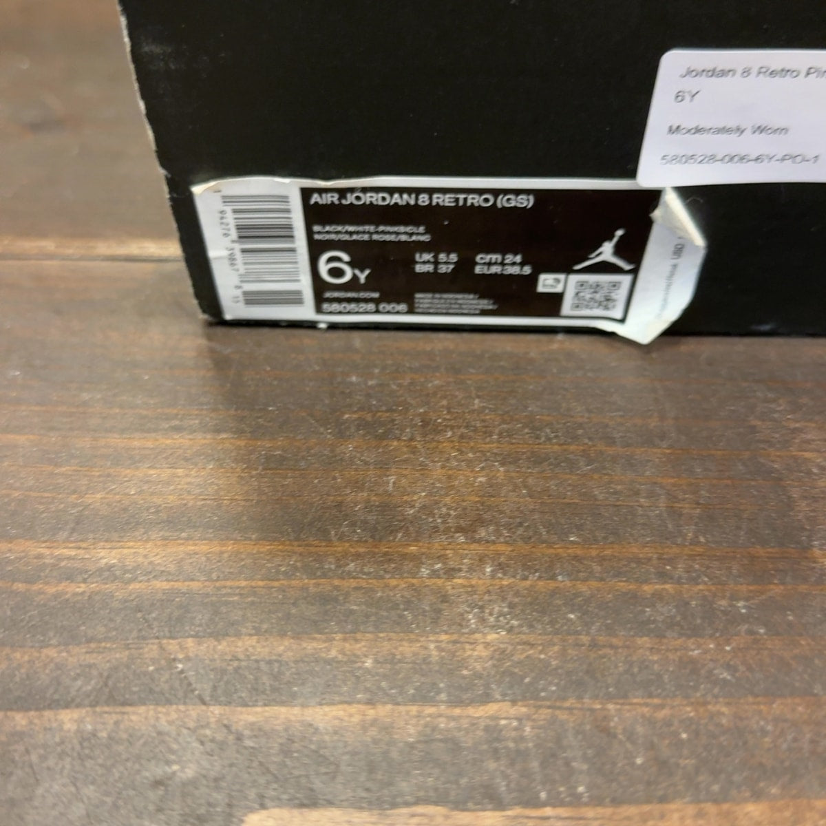 Jordan 8 Retro Pinksicle (GS) Size 6Y (Pre-Owned) - aux