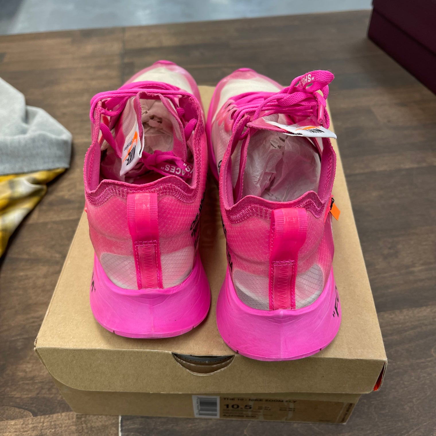 Nike Off White Zoom Fly Pink (USED)