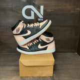 Jordan 1 Retro High Black Crimson Tint Size 9.5 (Pre-Owned) - Image 1