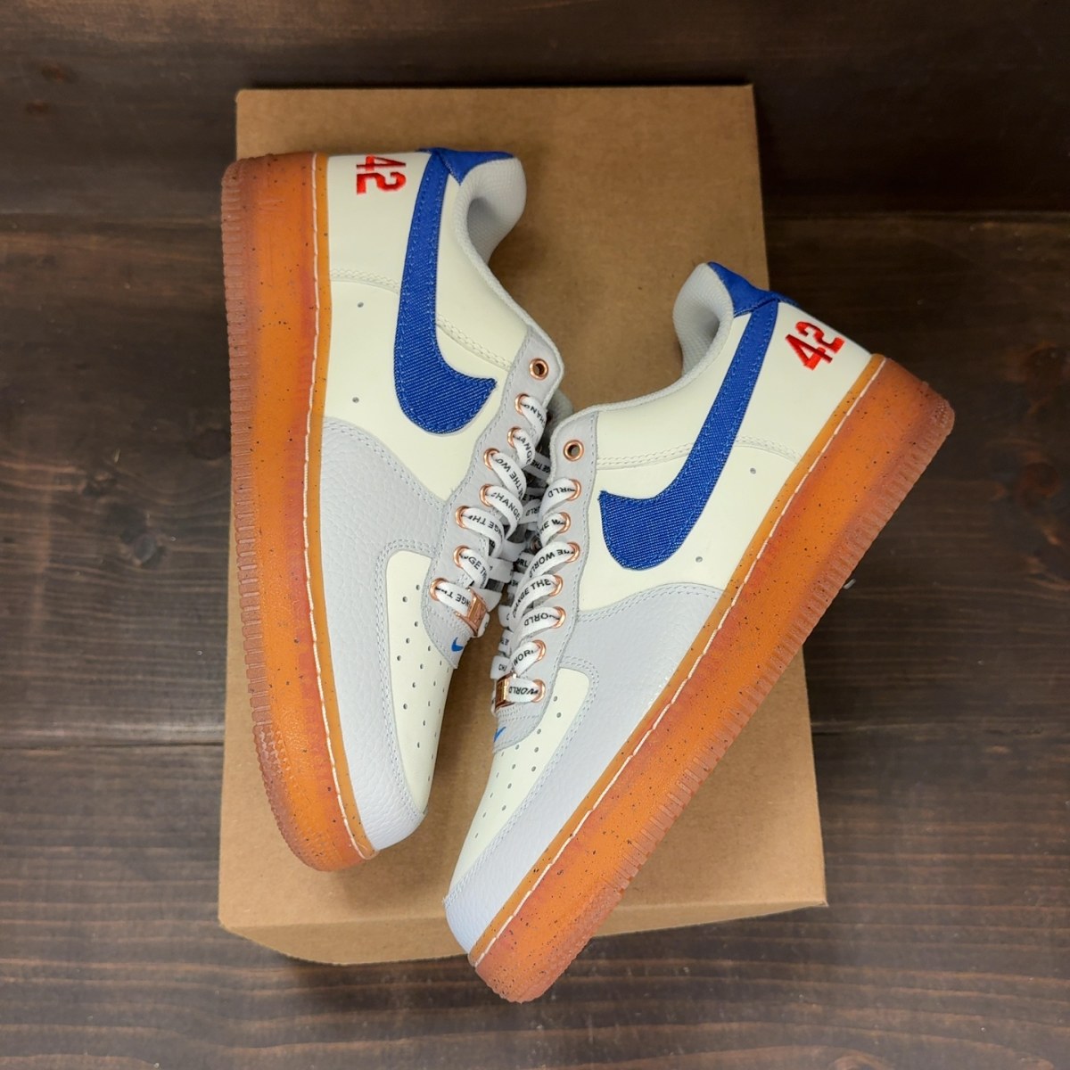Nike Air Force 1 Low Jackie Robinson Size 7 (Pre-Owned) - Image 2